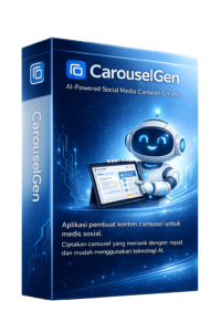 CarouselGen tool AI pembuat konten carousel untuk Instagram dan social media marketing