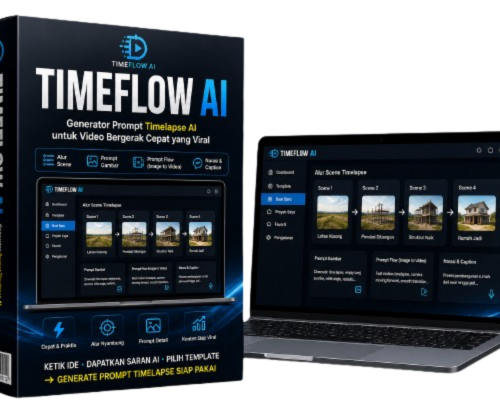 TimeFlow AI review tool AI untuk membuat konsep video timelapse dengan prompt, narasi, caption, dan hashtag
