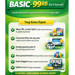 Review ADC paket basic affiliate marketing 99rb untuk pemula dengan akses lifetime dan strategi meta ads