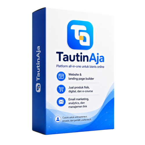 TautinAja platform all-in-one untuk bisnis online tanpa coding