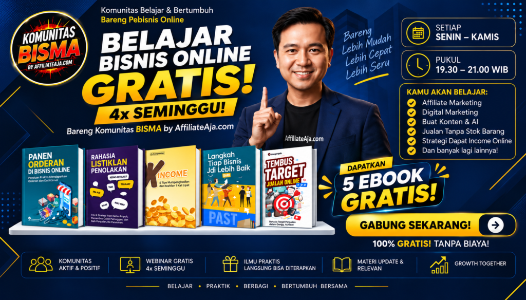 Belajar Bisnis Online Bersama Bisma